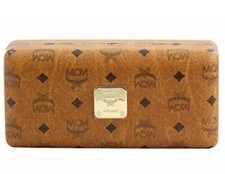 MCM MUNCHEN COGNAC BROWN CASE WITH CLOTH LARGE AUTHENTIC EYEGLASS NEW