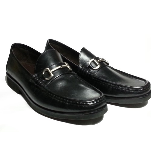 Florsheim Men Penny Loafers Shoes Leather Black Size 8.5 Lightweight - Picture 6 of 19