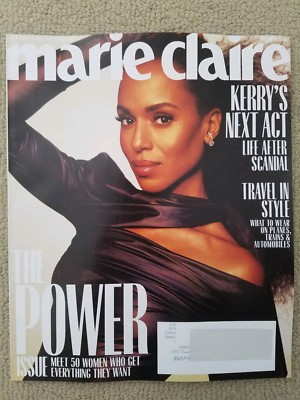 Kerry Washington, Claudia Kim, Camila Mendes Marie Claire Magazine November 2018