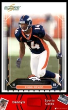 2006 Score #297 Todd Devoe Denver Broncos Football Card