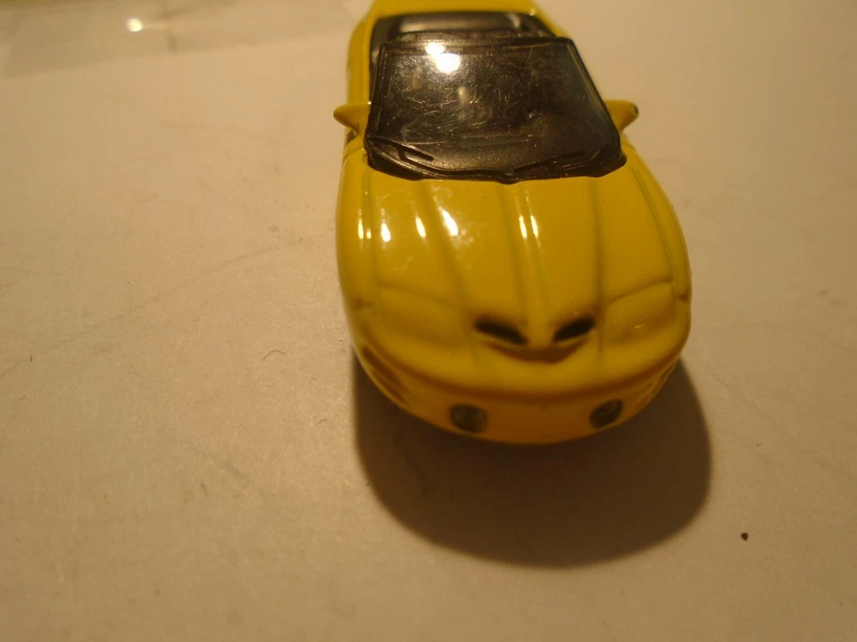 HIGH SPEED 1/87 HO SCALE PONTIAC TRANS-AM YELLOW CONVERTIBLE, MINT     5-62-3-15 - Image 4 of 4