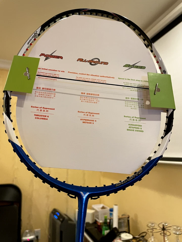 Espada Victor Brave 12 (azul/negro/blanco) (sin cuerdas) (BRS-12-E-3U5-F) Foto 2 de 4