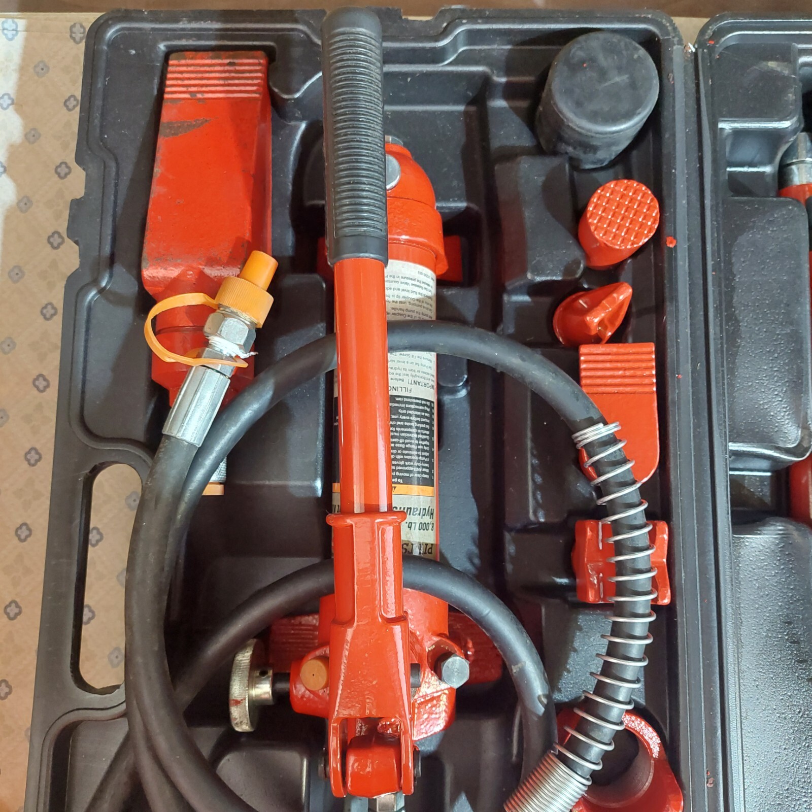 Pittsburgh Automotive 4 Ton Portable Hydraulic Equipment Repair Kit