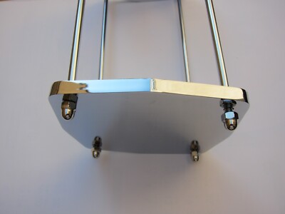 Lowrider Hydraulics chrome single backing plate & rods kit, shinny & beauty