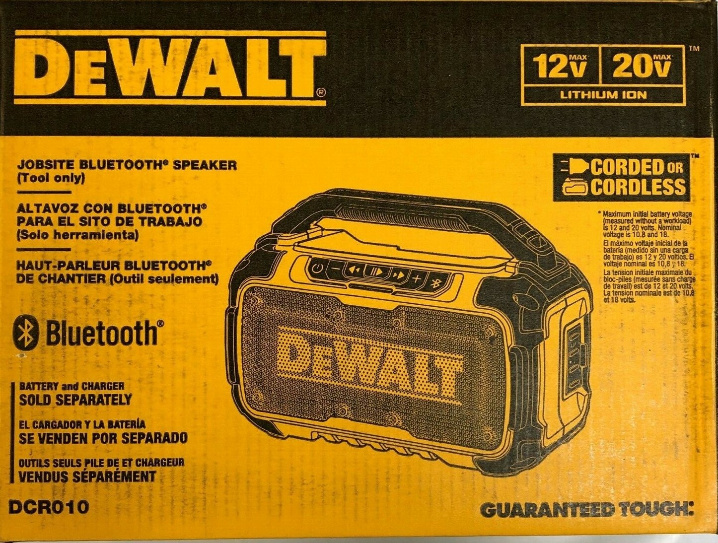 DEWALT speaker купить в Америке, лот 