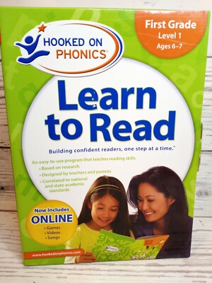 Hooked On Phonics Learn To Read Set First grade - 1st Grade Level 1 and leve2 