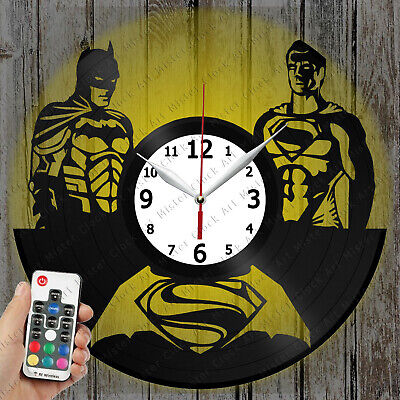 Details about   LED Vinyl Clock Batman LED Wall Art Decor Clock Original Gift 3811