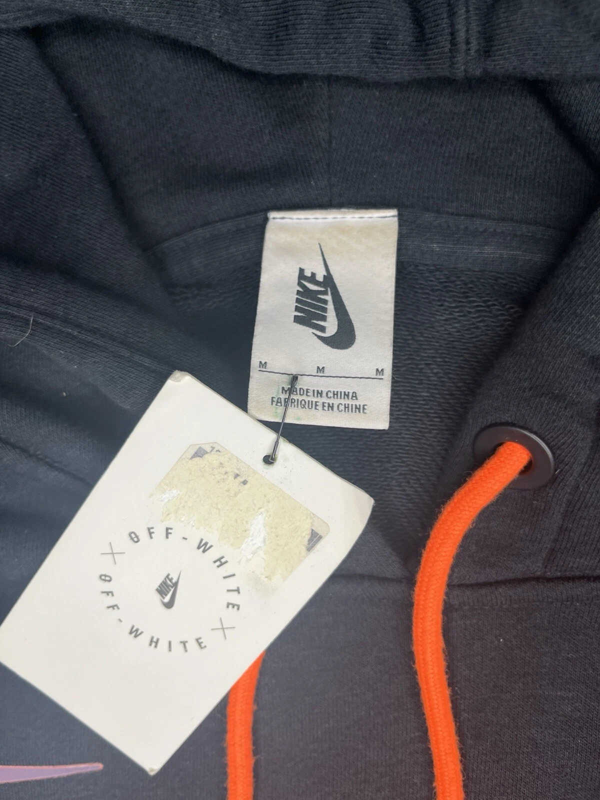 NikeLab x OFF WHITE Mercurial NRGX Felpa con Cappuccio Uomo Medium Nuova Autentica