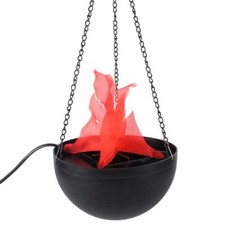 LED Hanging Fake Flame Light Fire Pot Bowl Electronic brazier lamp fr Halloween