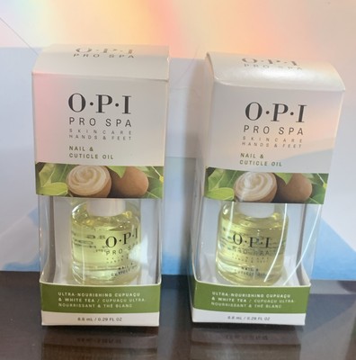 2X OPI Pro Spa Nail & Cuticle Oil, 0.29 Fl Oz w/ Application Dropper