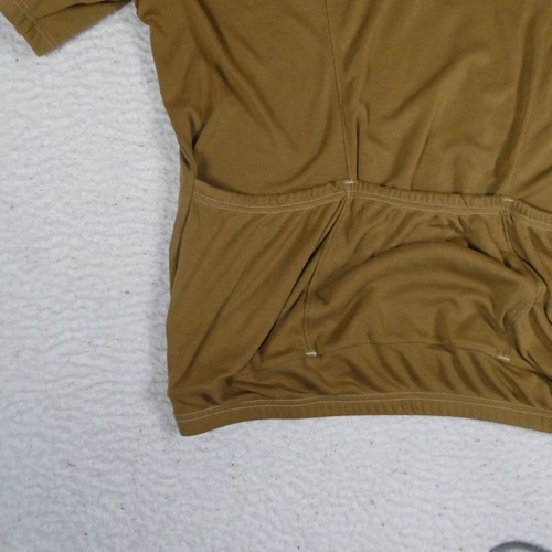 Vintage Specialized Activewear Top Men Size L/XL Tan Short Sleeve Made in USA - Picture 14 of 19
