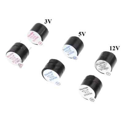 10Pcs High Quality Active Buzzer 12*9.5MM 3V 5V 12V TMB12A03 TMB12A05 TMB12A12