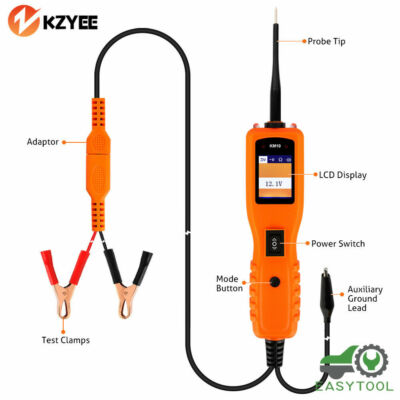 KZYEE KM10 12/24V Power Scan Circuit Tester - Professional Electrical Diagnostic