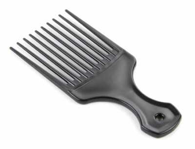 McKesson Mini Hair Pick 5.3 Inch Black Polypropylene, 1 Count