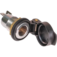 TECMATE O-18S DIN SOCKET FLIPCAP O-18S