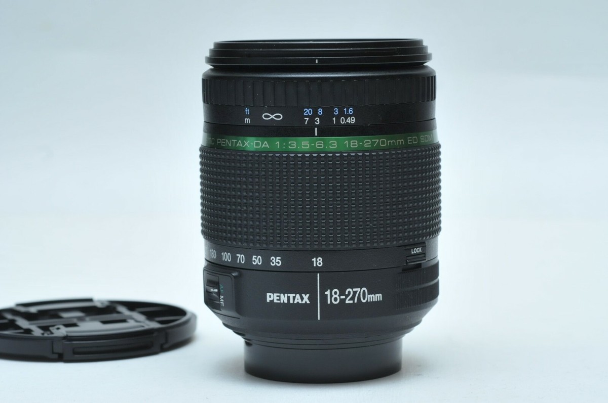 【美品】PENTAX smc DA 3.5-6.3 18-270mm Pentax-DA SMC 18-270mm f/3.5-6.3 ED SDM Lens SN9406563 | eBay