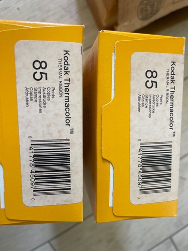 2 x NOS SEALED - KODAK Photo Print THERMACOLOR Thermal Ribbon 1999 NEW OLD STOCK - Afbeelding 8 van 13