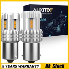 AUXITO Amber 1156 7506 LED Reverse Backup Light Bulbs 6500K Canbus Error Free