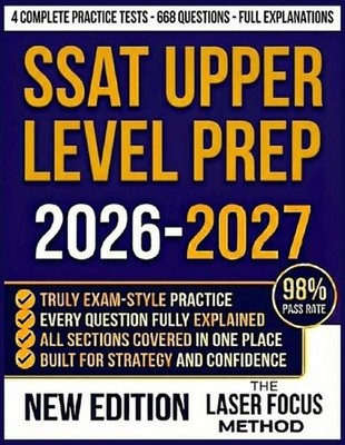 SSAT Upper Level Prep 2026-2027: Achieve Your Target Score with Authentic Practi