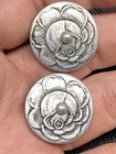 Rose Medallion Style Pendant/earrings West Germany(?) Large Pendant Vintage 18”  — photo 7