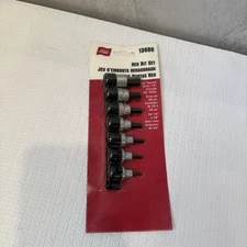 Lisle 13600 7pc 3/8" Dr. Hex Bit Set