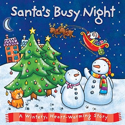 Baby Christmas Board Book - Santa's Busy Night (Xmas Board),Iglo