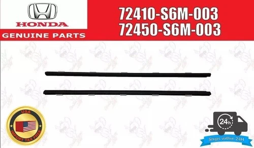 HONDA GENUINE INTEGRA ACURA RSX DC5 DOOR WINDOW MOLDING WEATHERSTRIP SEAL SET