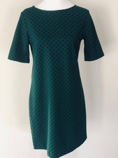 Banana Republic women's size XS short sleeve green pattern dress