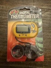 Zoo Med Digital Terrarium Thermometer with Temperature Probe Reptile Terrarium