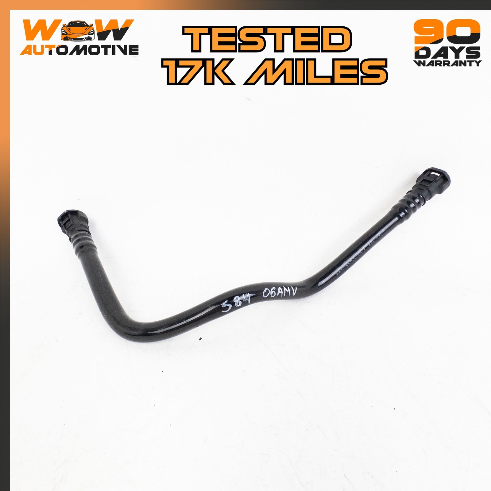 06-16 ASTON MARTIN V8 VANTAGE 4.3L ENGINE CRANK VENT HOSE TUBE PIPE OEM