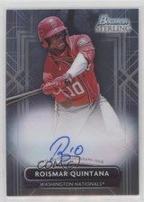 2022 Bowman Sterling Prospect Auto Roismar Quintana #PA-RQ Auto 0q1p