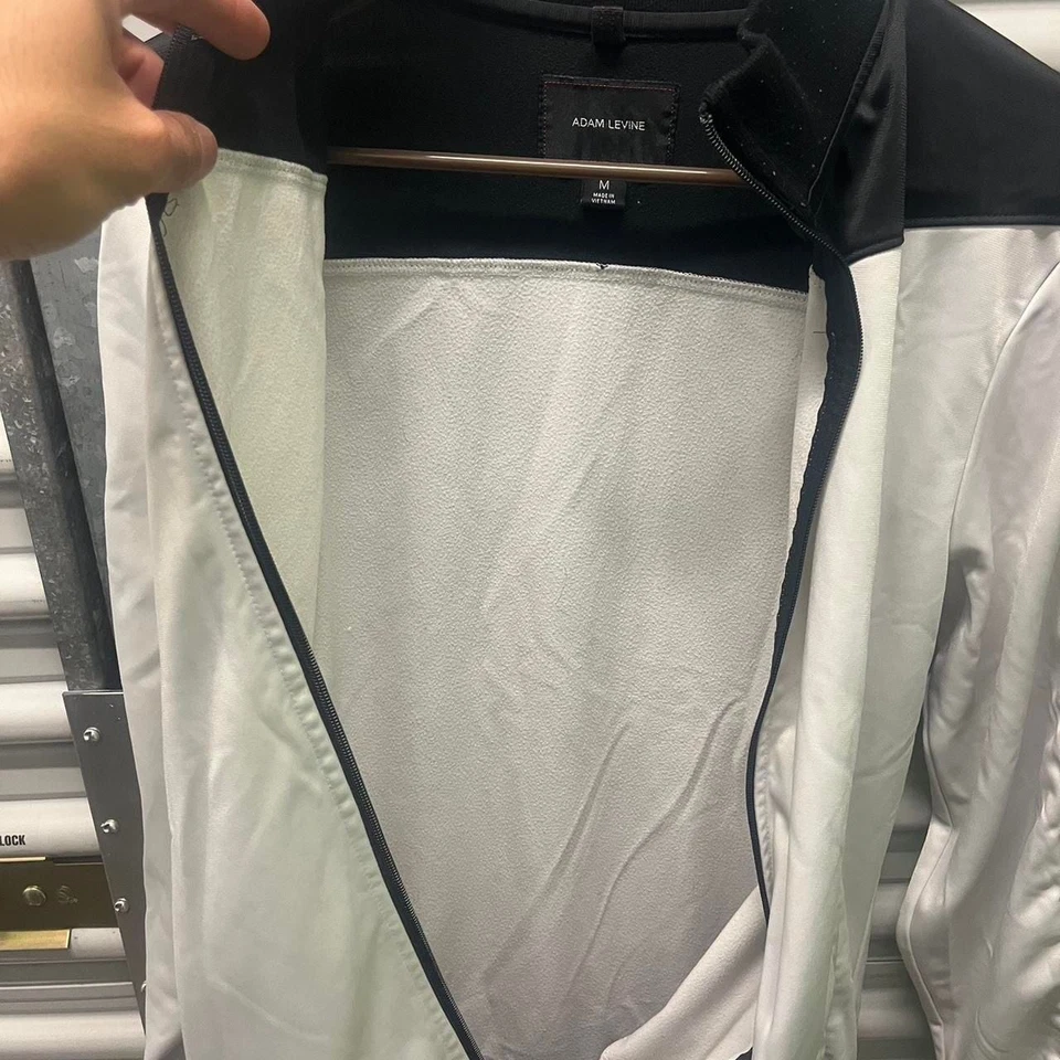 Fox Racing White, Black, and Red Full Zip Track Jacket - Image 3 of 4