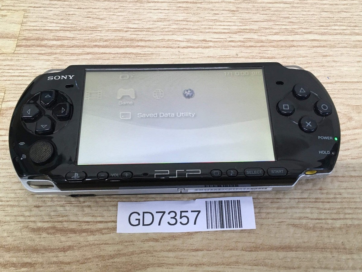 GD7357 Plz Read Item Condi PSP-3000 PIANO BLACK SONY PSP
