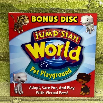 Jump Start World: Pet Playground Virtual Pets Cats Dogs PC Bonus Disc