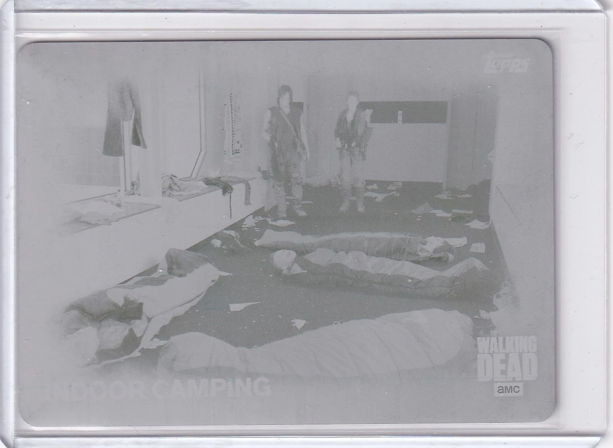 25+ The Walking Dead Collectable Trading Card Printing Plate for