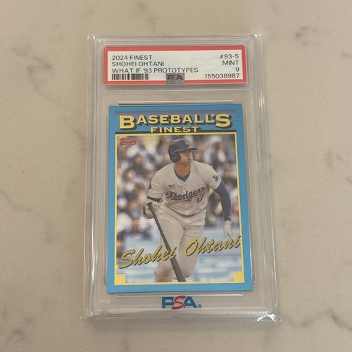 Topps 2024 Finest What If…1993 Prototypes Shohei Ohtani #93-5 PSA9