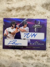 Travis Bazzana Trent Caraway 2024 Leaf Electrum Auto Autograph #4/25 Guardians