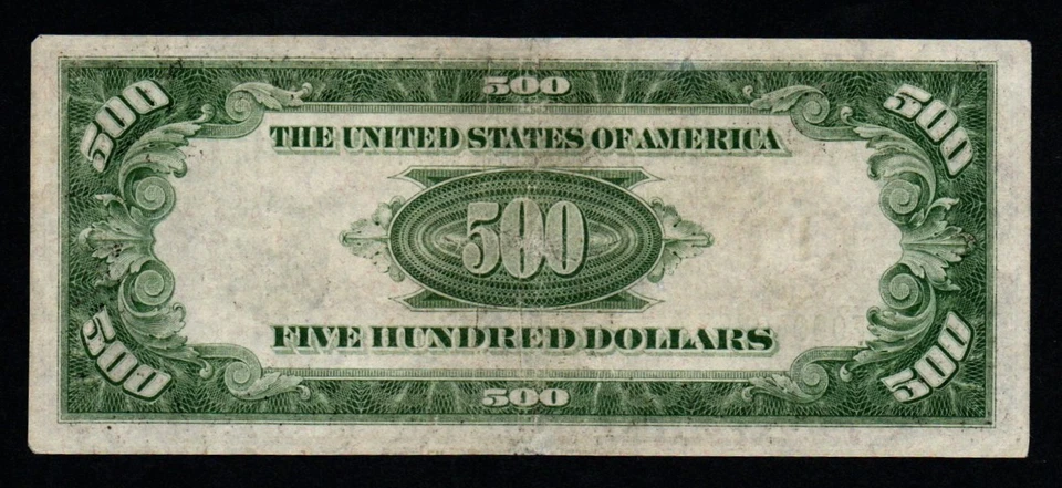 1934A $500 BETTER ATLANTA District VF+ Federal Reserve Note! - Image 2 of 2