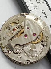 Vintage cal. FHF 28 Watch Movement Swiss Made WORKING Well Hands Parts 