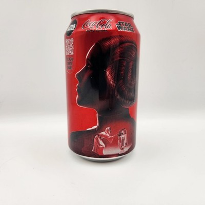 Star Wars Coke Zero Leia Organa/ R2 Can UNOPENED Limited Edition New Sealed 2025