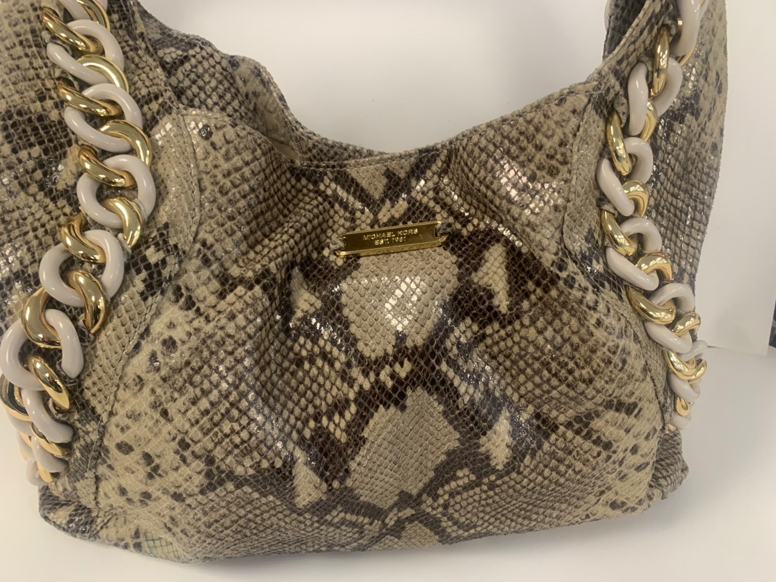 Michael Kors Authentic Python Handbag - image 2