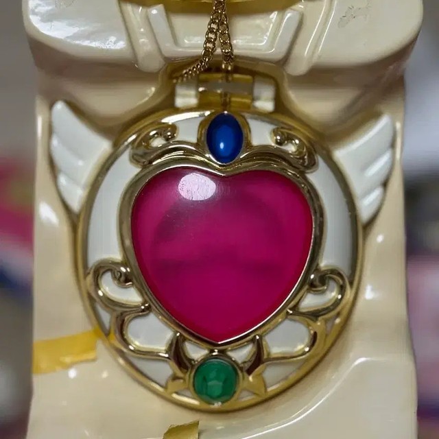 Wedding Peach Angel Mirror Tomin Panel Antique Toy