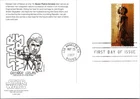 Dr Jim Stamps Postal Card Star Wars Queen Padme Amidala First Day Issue
