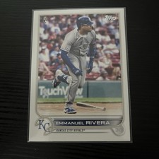 Emmanuel Rivera RC 2022 Topps #18 Kansas City Royals Rookie Card . rookie card picture