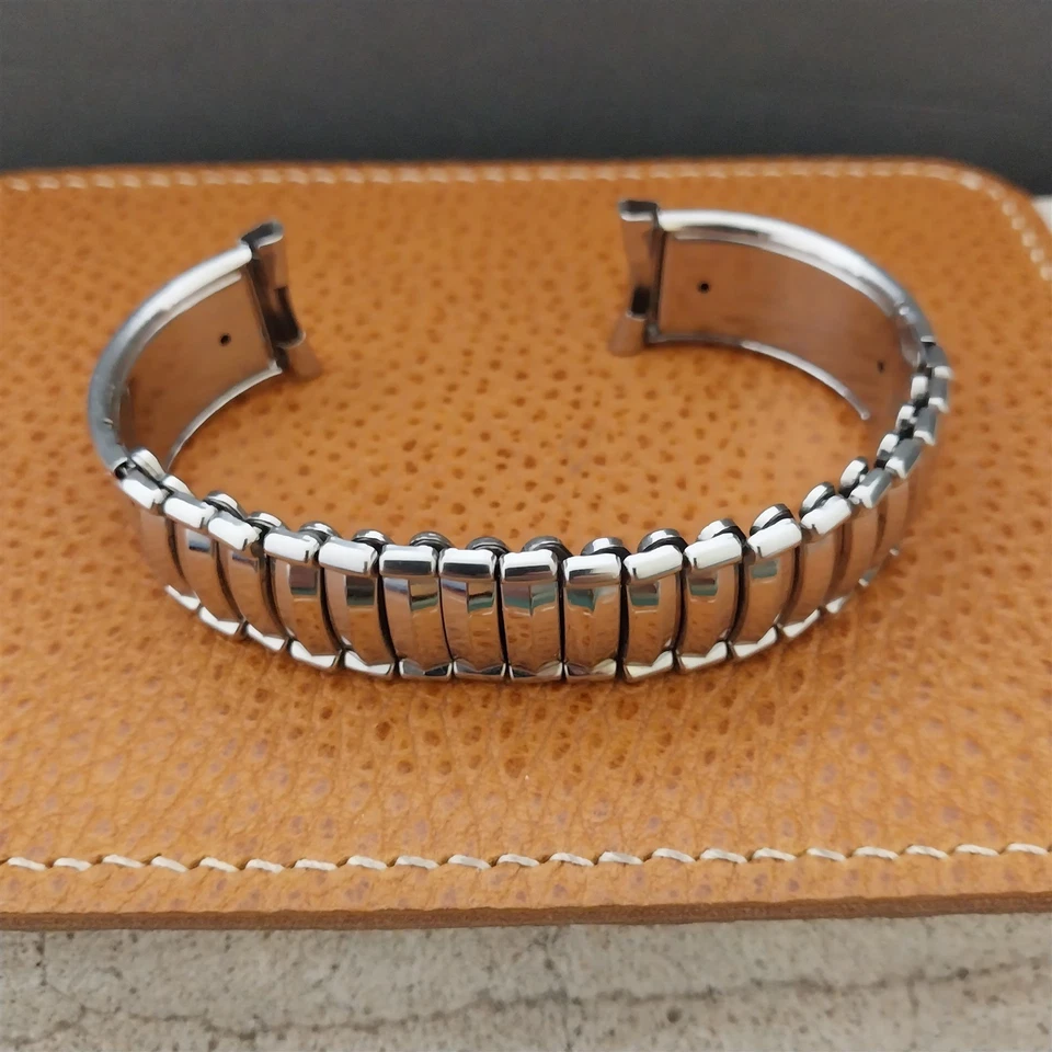 Correa de reloj JB Champion de acero inoxidable clásica nos años 50 vintage 18 mm Foto 4 de 4