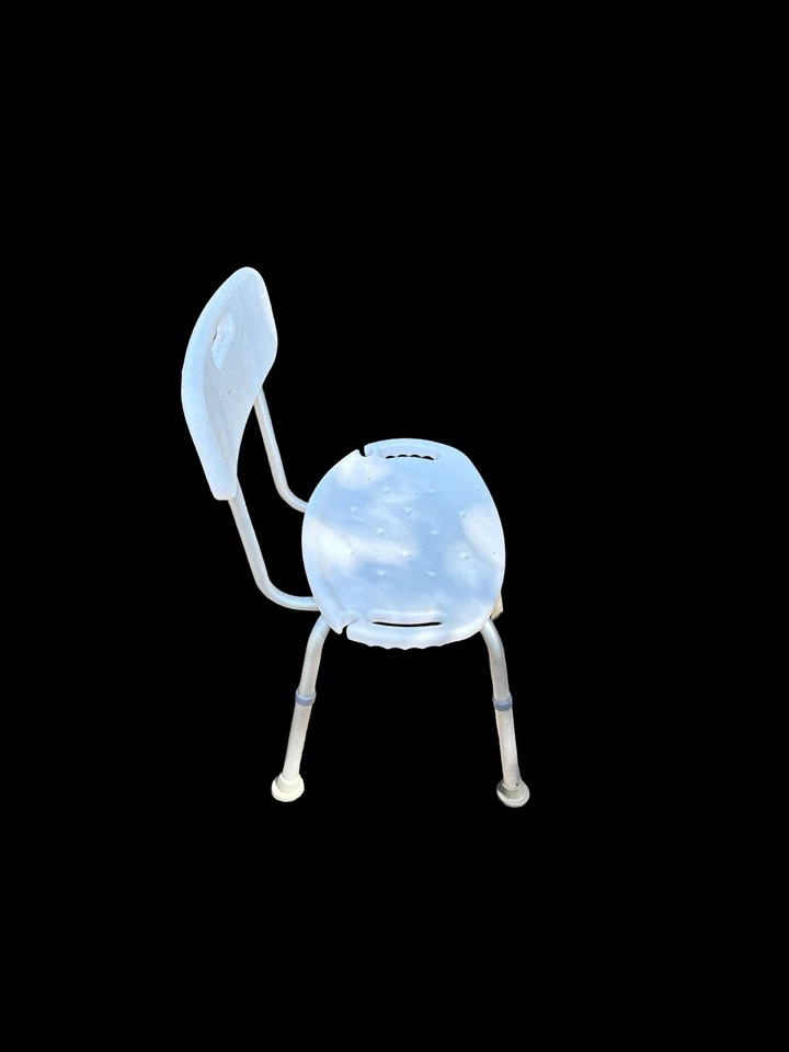 "Silla de baño y ducha ajustable Carex (asiento) con respaldo 32"" de alto x 20"" de ancho" Foto 2 de 3