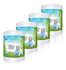 Disposable Cloth Bamboo Diaper Liners Eco-Friendly, Fragrance Free  Chlorine...