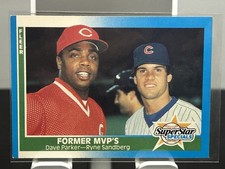 1987 Fleer #639 Former MVP's (Dave Parker / Ryne Sandberg)