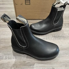 Size 7.5 Blundstone BL 1448 Voltan Black Leather Tall Chelsea Boots Women’s
