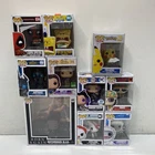 Funko Pop Lot 10 Figures Mixed Franchises Pikachu Deadpool Notorious BIG Boxes